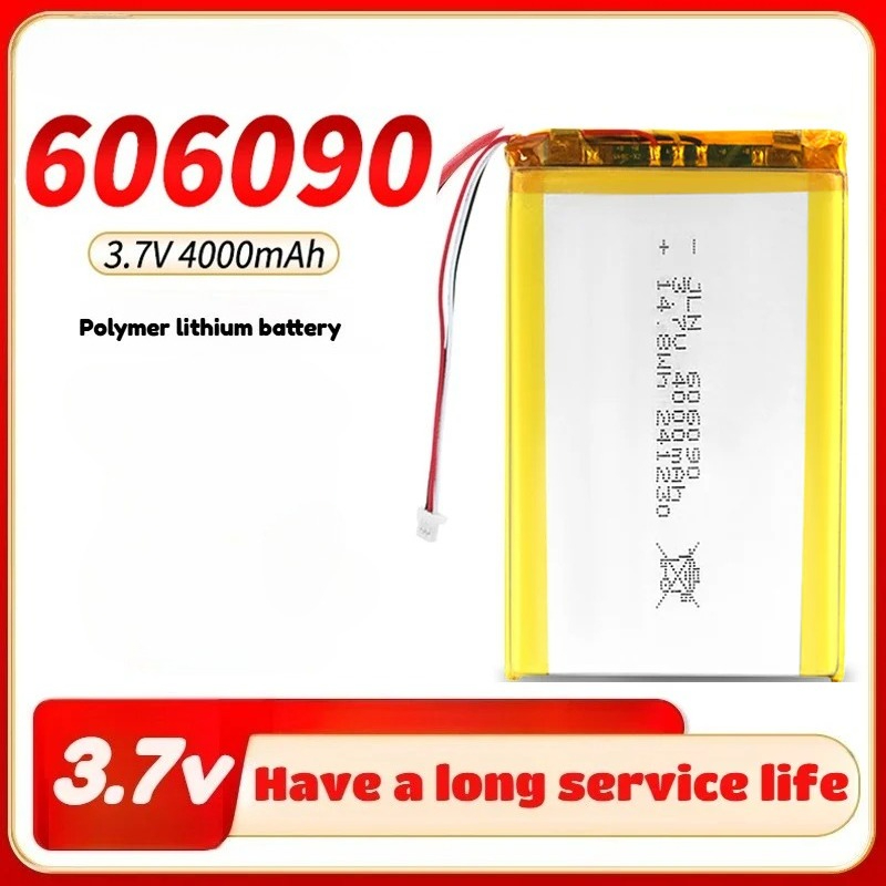Wedding Power Supply - 606090 3.7v 4000mAh Şarj Edilebilir Lipo
