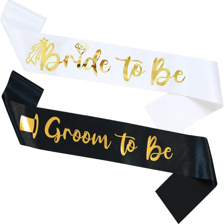 Bridal Sash Ribbon - 2 adet/1 takım Bekarlığa Veda Partisi