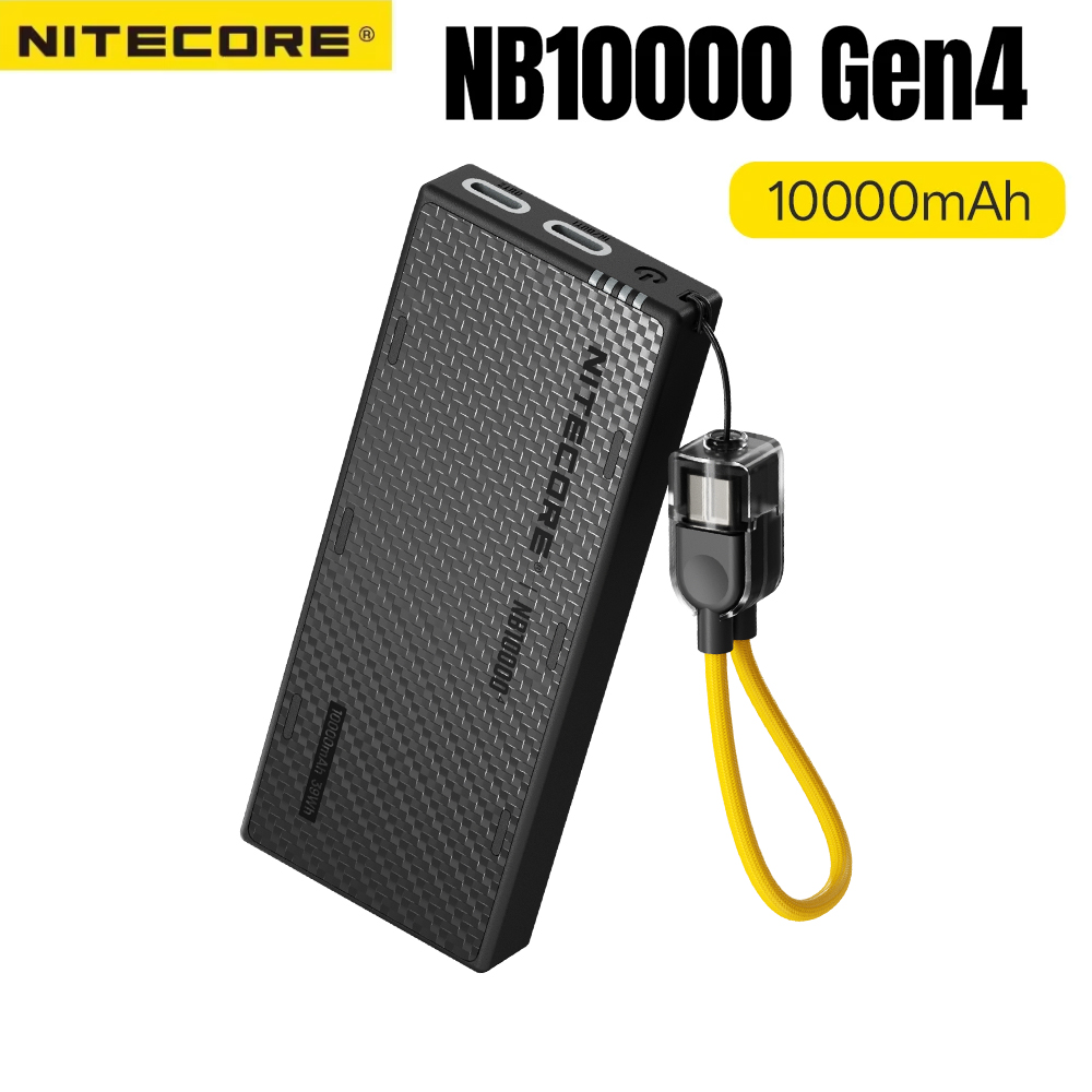 Wedding Power Supply - NITECORE NB10000 Gen4 Ultra Hafif Karbon