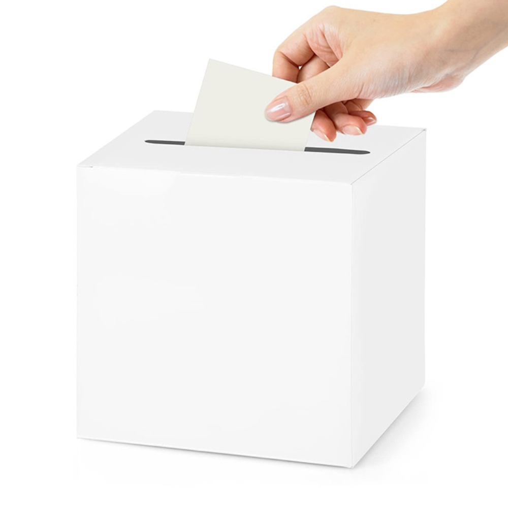 Wedding Card Box - Saklama kutusu beyaz siyah düğün kart