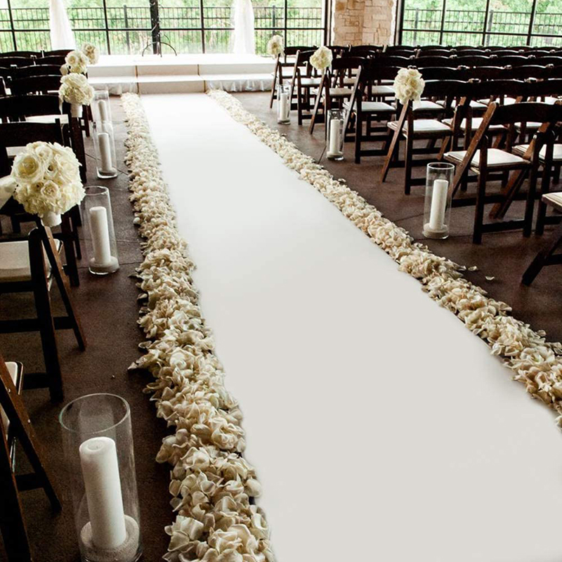 Aisle Runner White - Düğün koridor koşucular parti doğum günü