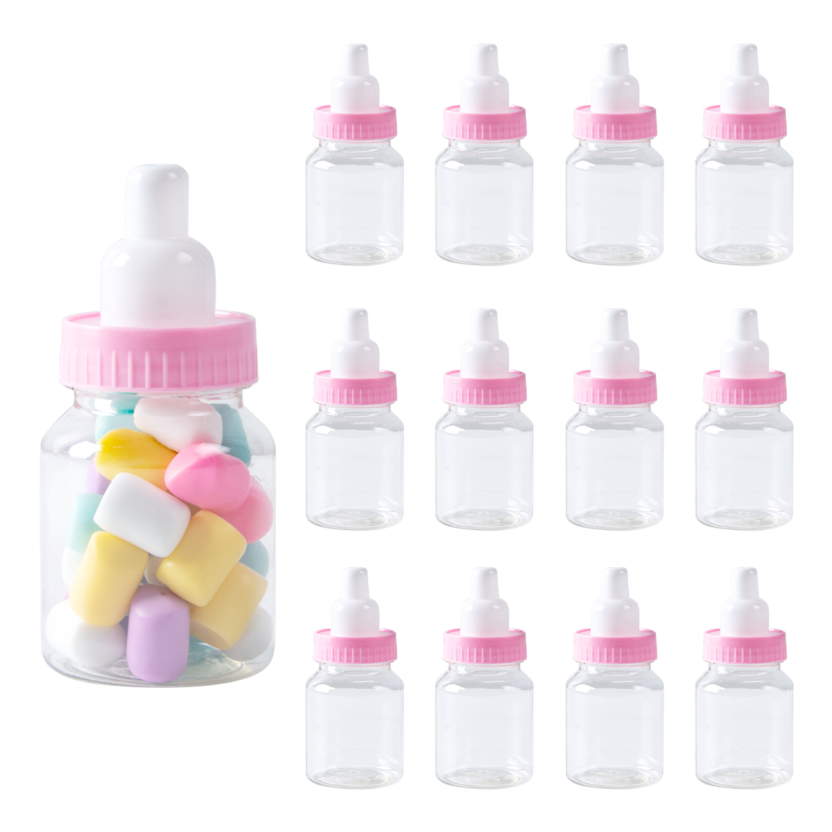 Wedding Supply List - 12/24 adet bebek duş şişesi mavi