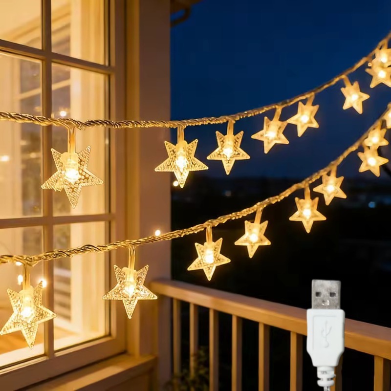 Wedding Power Supply - 10/20/40/80 LED Yıldız Dize Işık USB