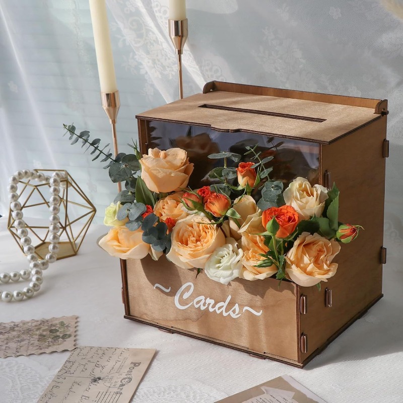 DIY Ahşap Düğün Kart Kutusu De - Wedding Card Box incelemesi ve fiyatı