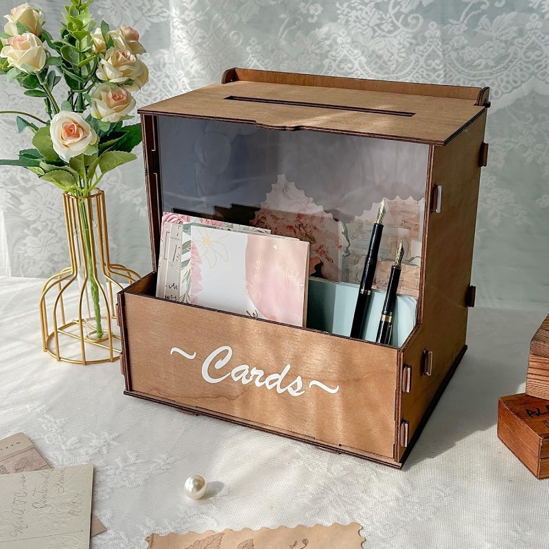 DIY Ahşap Düğün Kart Kutusu De - Wedding Card Box incelemesi ve fiyatı