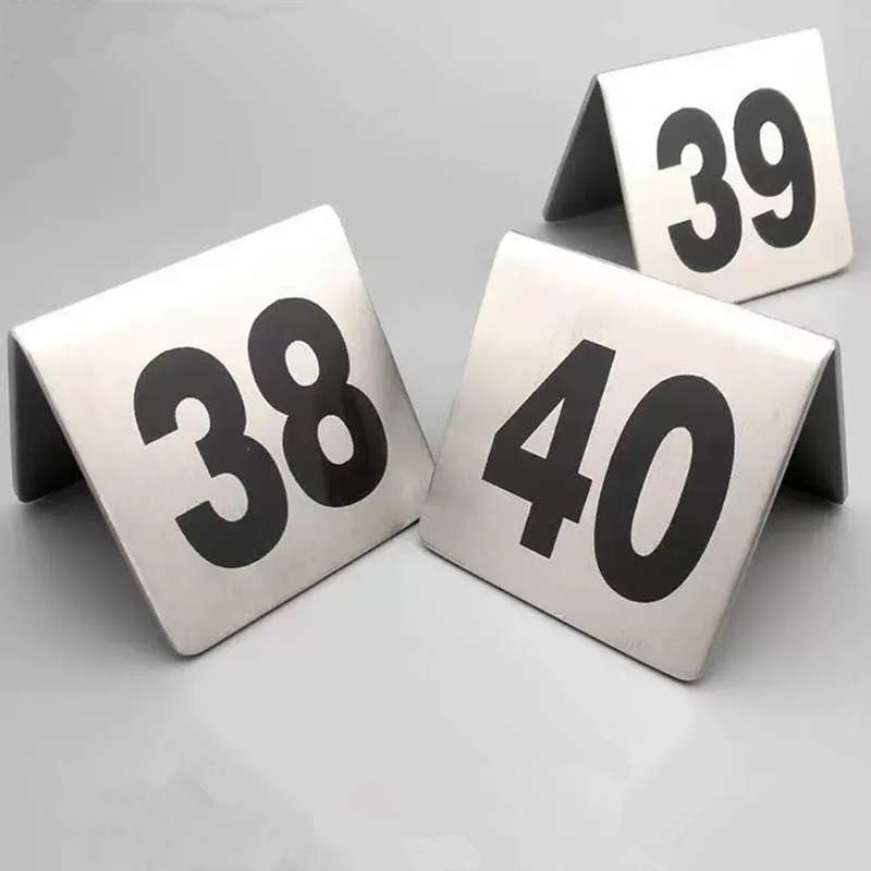 Çift Taraflı Paslanmaz Çelik M - Table Number Gold incelemesi ve fiyatı