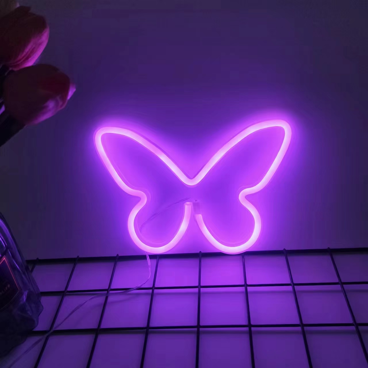 LED kelebek neon ışıkları, USB - Wedding Power Supply incelemesi ve fiyatı