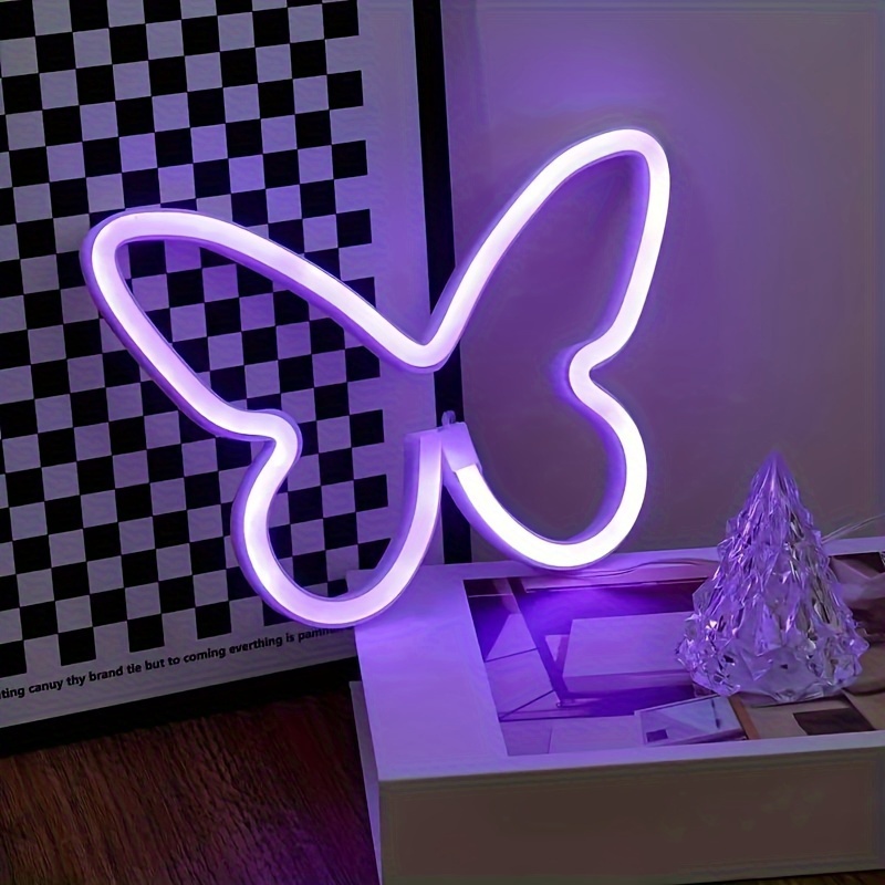 LED kelebek neon ışıkları, USB - Wedding Power Supply incelemesi ve fiyatı