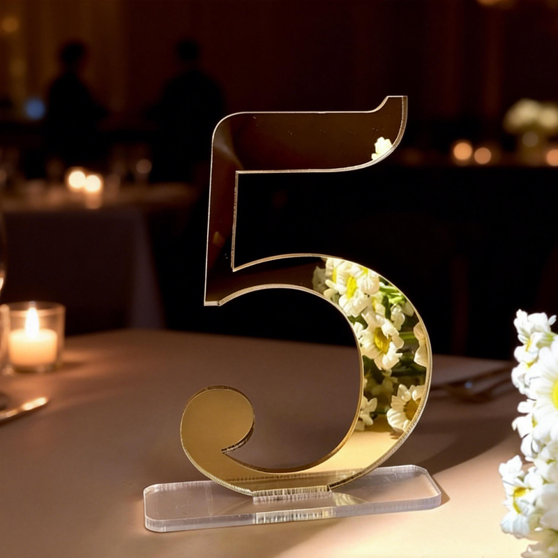 Düğün Masaları için Numaralar, - Table Number Gold incelemesi ve fiyatı