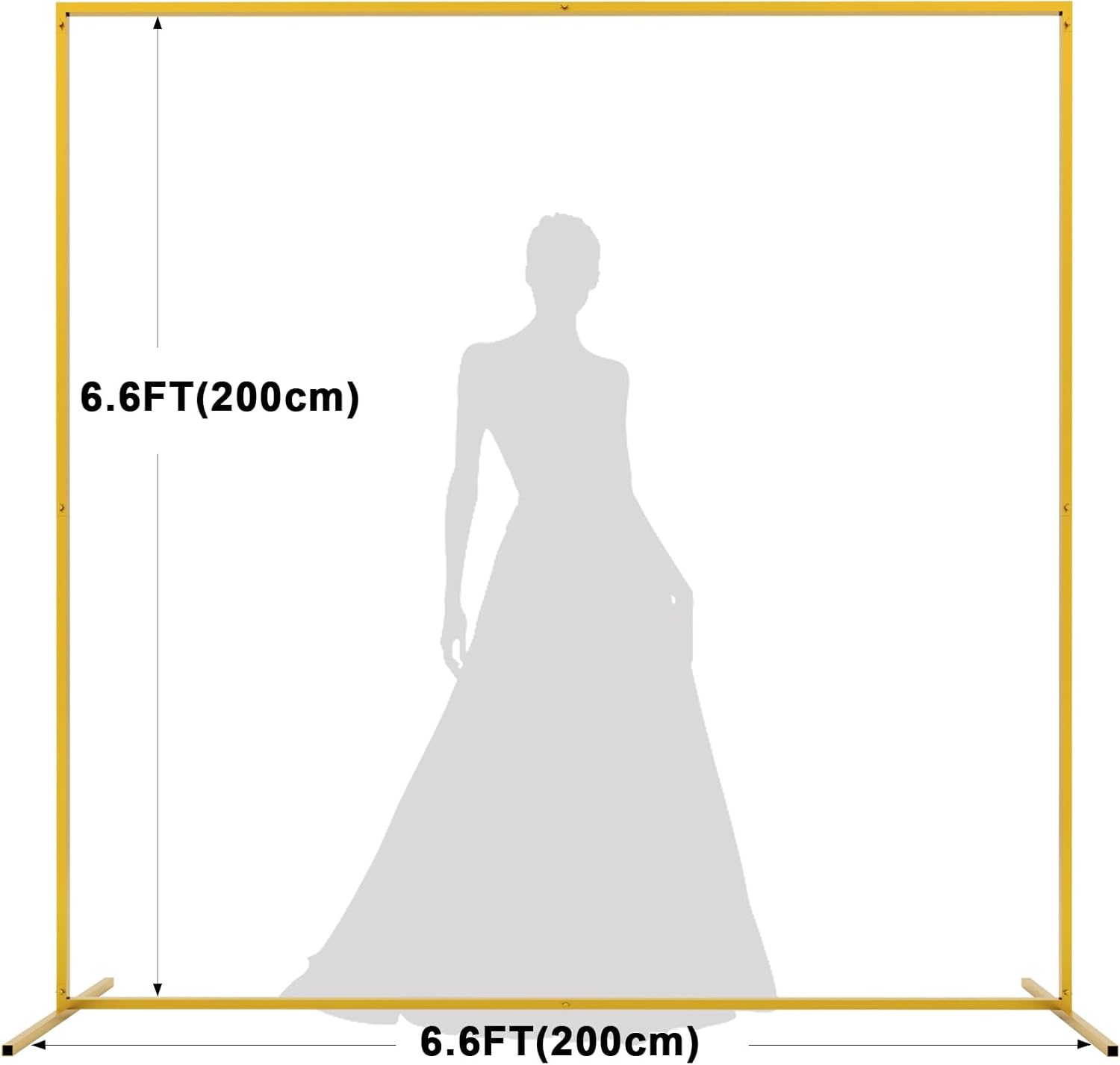 6.6FTx6.6FT Altın Düğün Kemeri - Wedding Balloon Arch incelemesi ve fiyatı