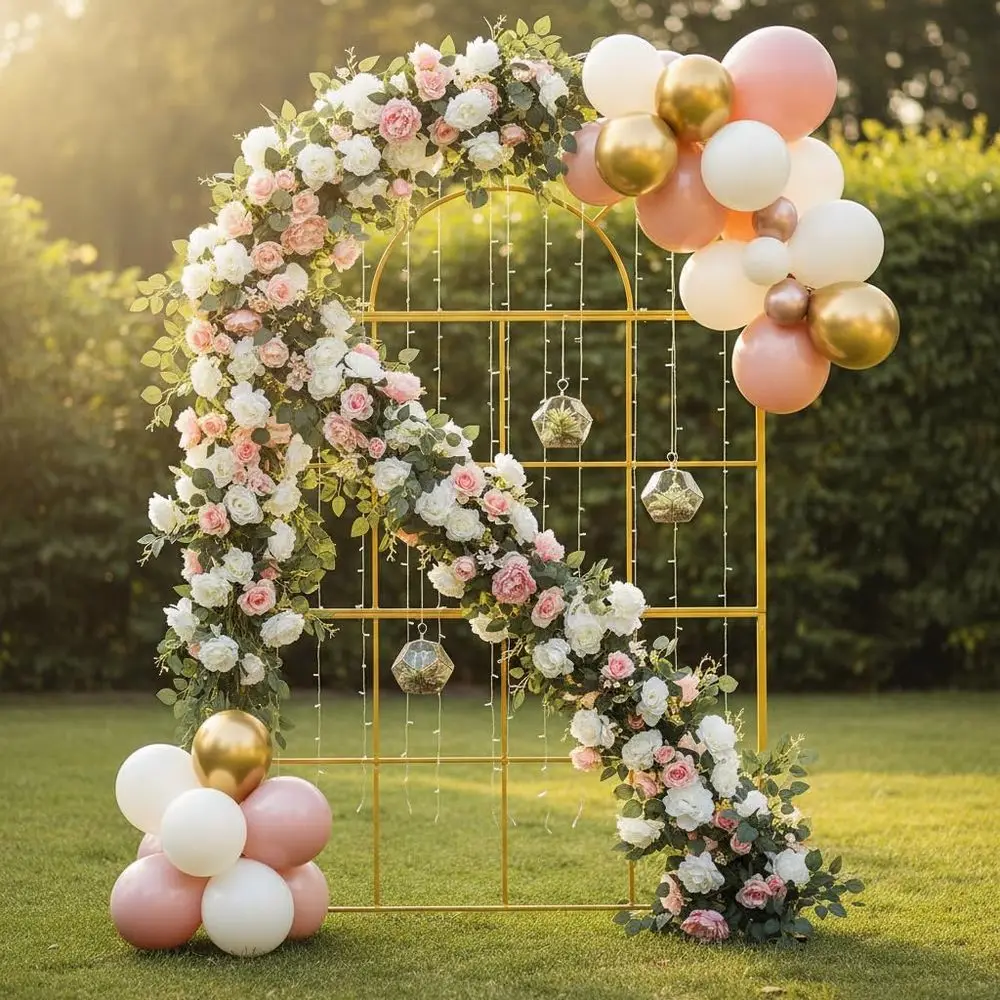 Altın Metal Düğün Kemeri, 6,5  - Wedding Balloon Arch incelemesi ve fiyatı