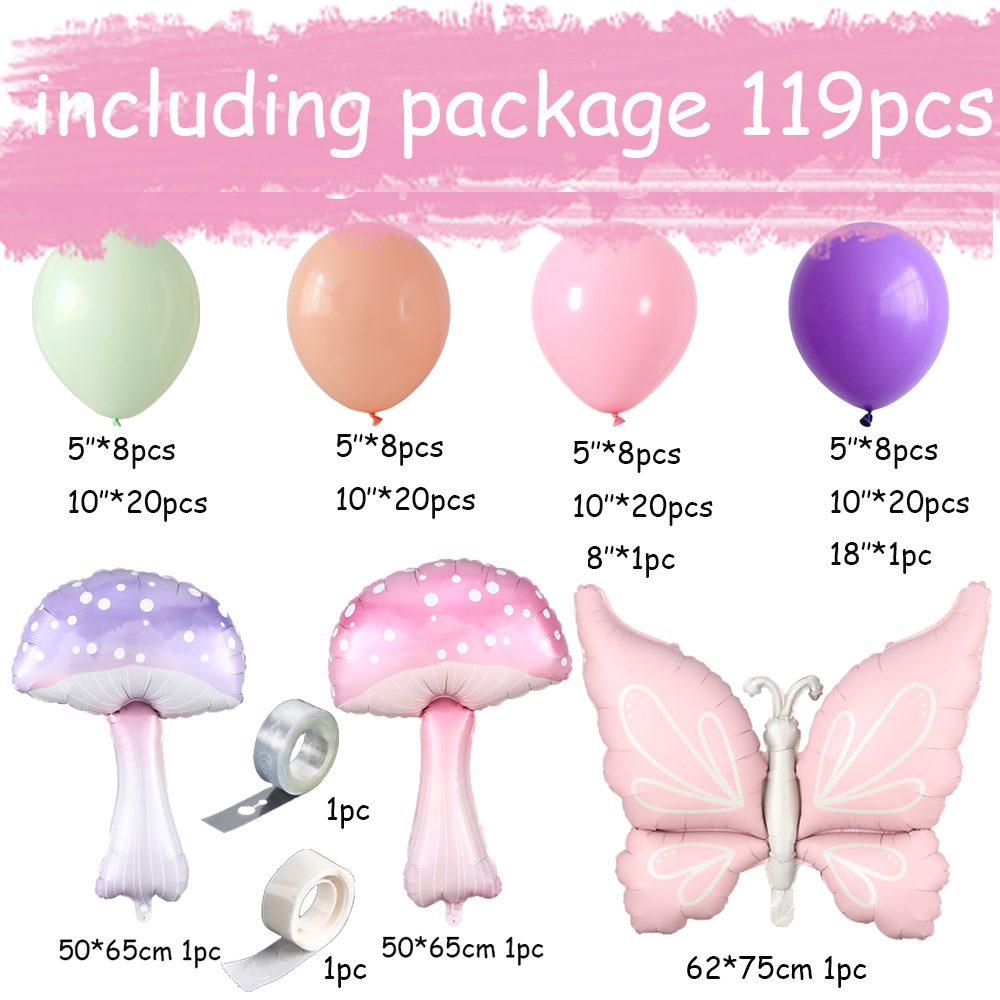 Mantar Kelebek Balon Garland K - Wedding Day Supply Kit incelemesi ve fiyatı