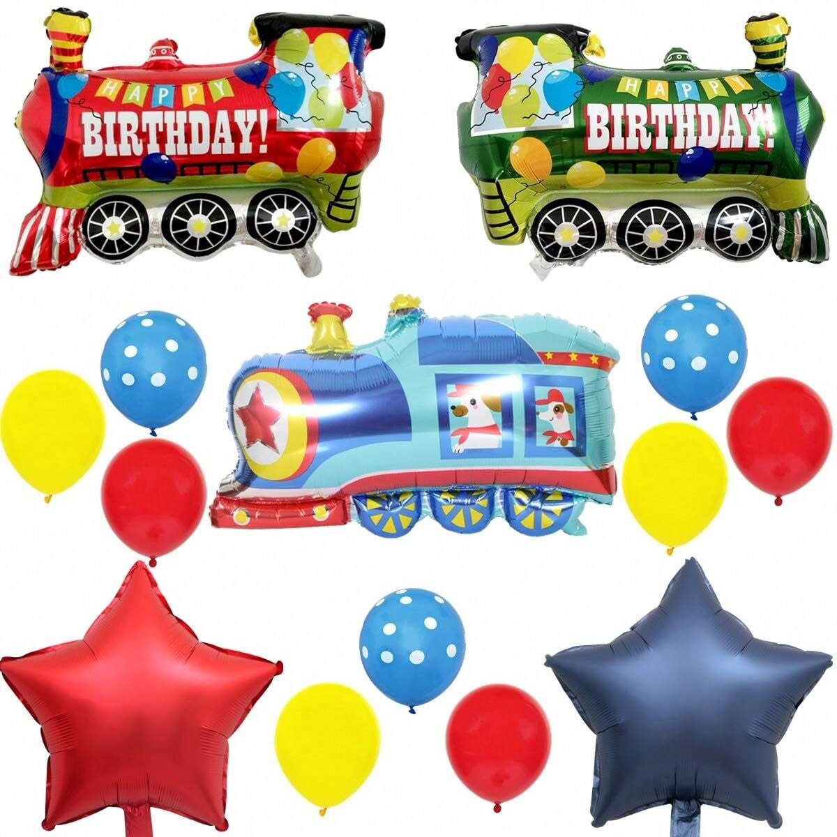14 Parça Tren Balon Seti Doğum - Wedding Day Supply Kit incelemesi ve fiyatı
