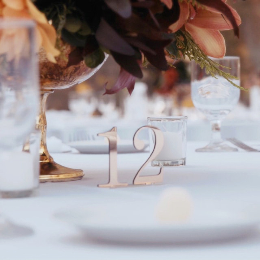 Düğün Ayna Altın Masa Numarala - Table Number Gold incelemesi ve fiyatı