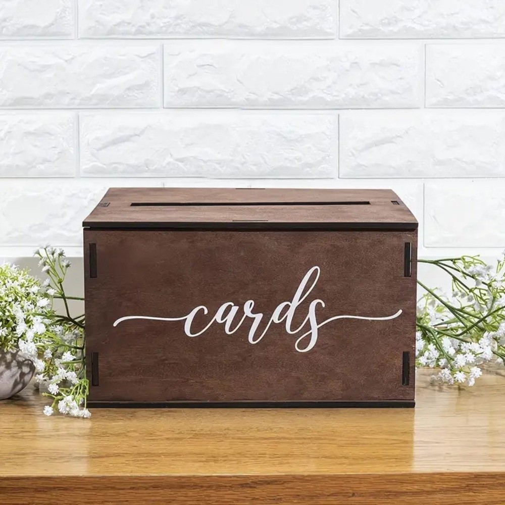 Yeni Ahşap Düğün Kartı Kutusu  - Wedding Card Box incelemesi ve fiyatı