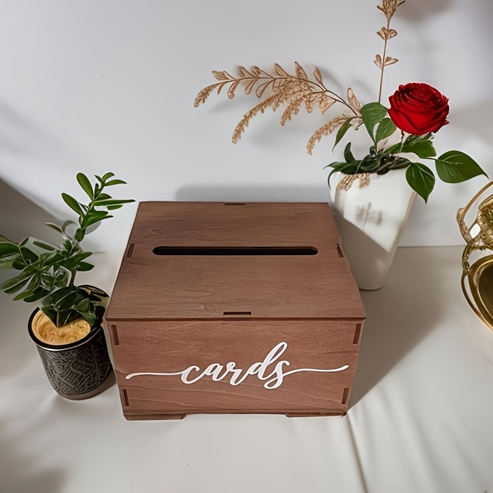 Yeni Ahşap Düğün Kartı Kutusu  - Wedding Card Box incelemesi ve fiyatı