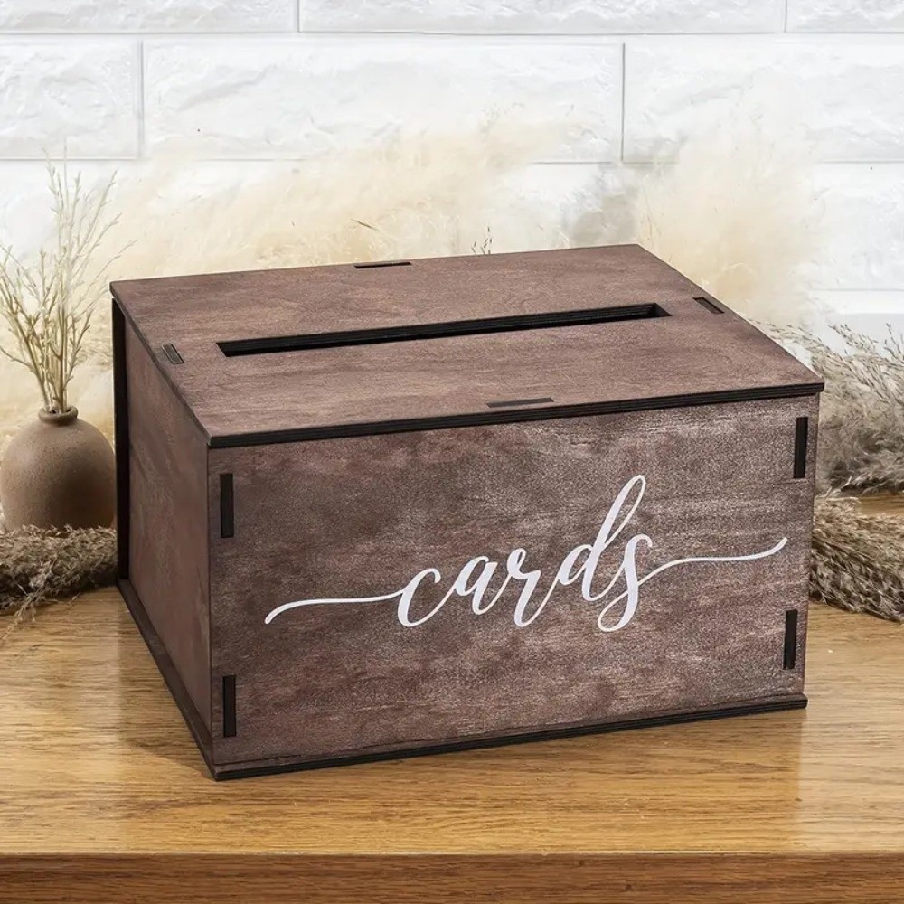 Yeni Ahşap Düğün Kartı Kutusu  - Wedding Card Box incelemesi ve fiyatı