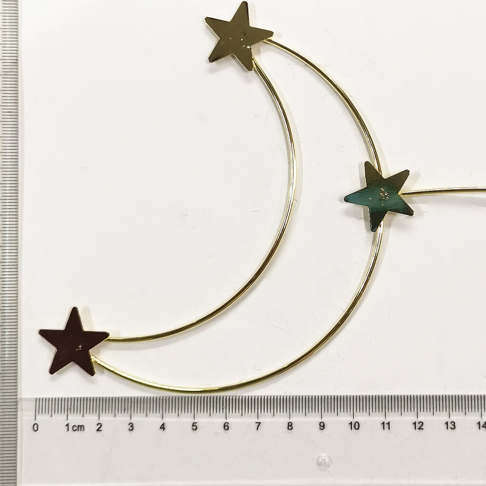 4 Adet Kek Süsü Ay ve Yıldız Y - Wedding Supply Decor incelemesi ve fiyatı