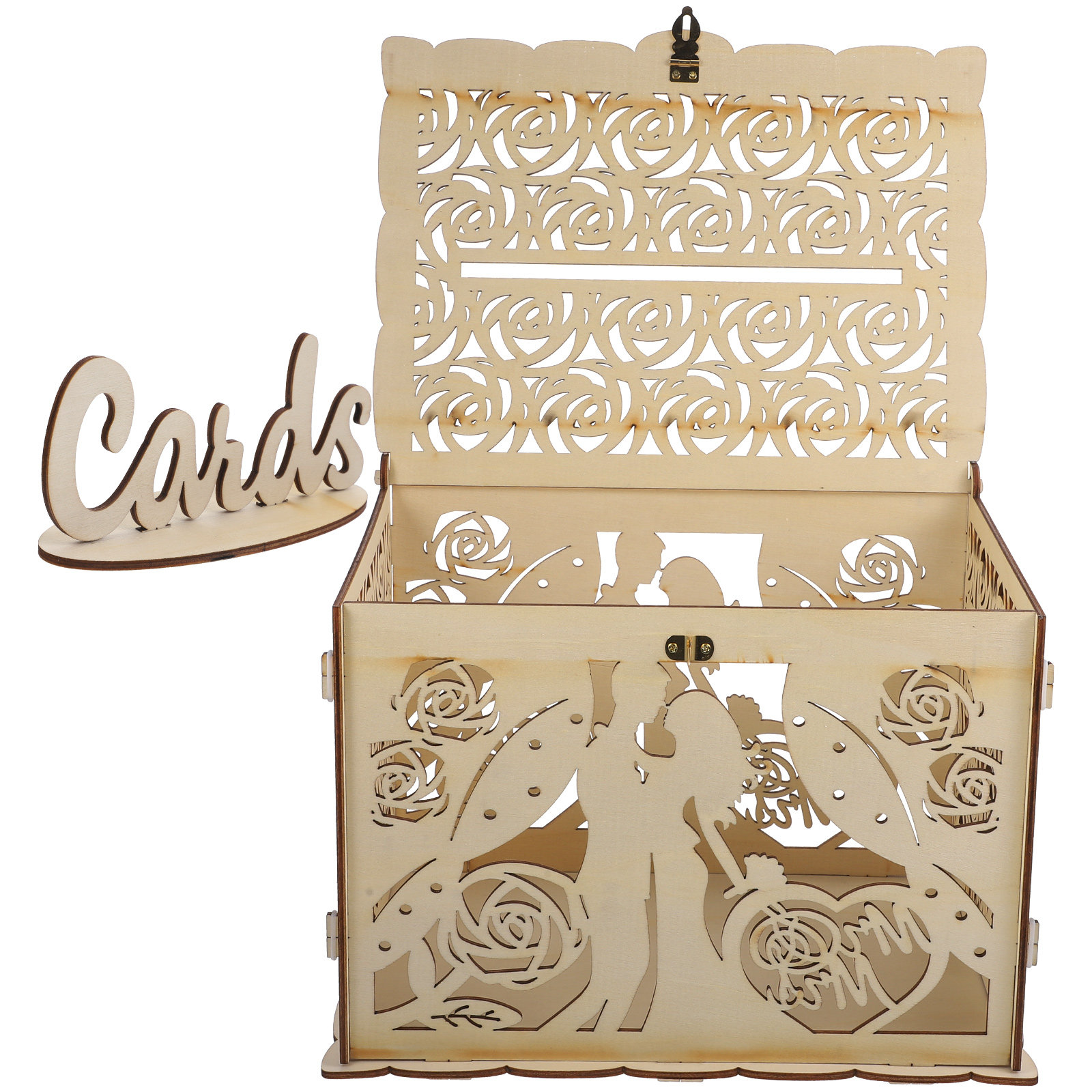 Rustik Ahşap Düğün Kart Kutusu - Wedding Card Box incelemesi ve fiyatı