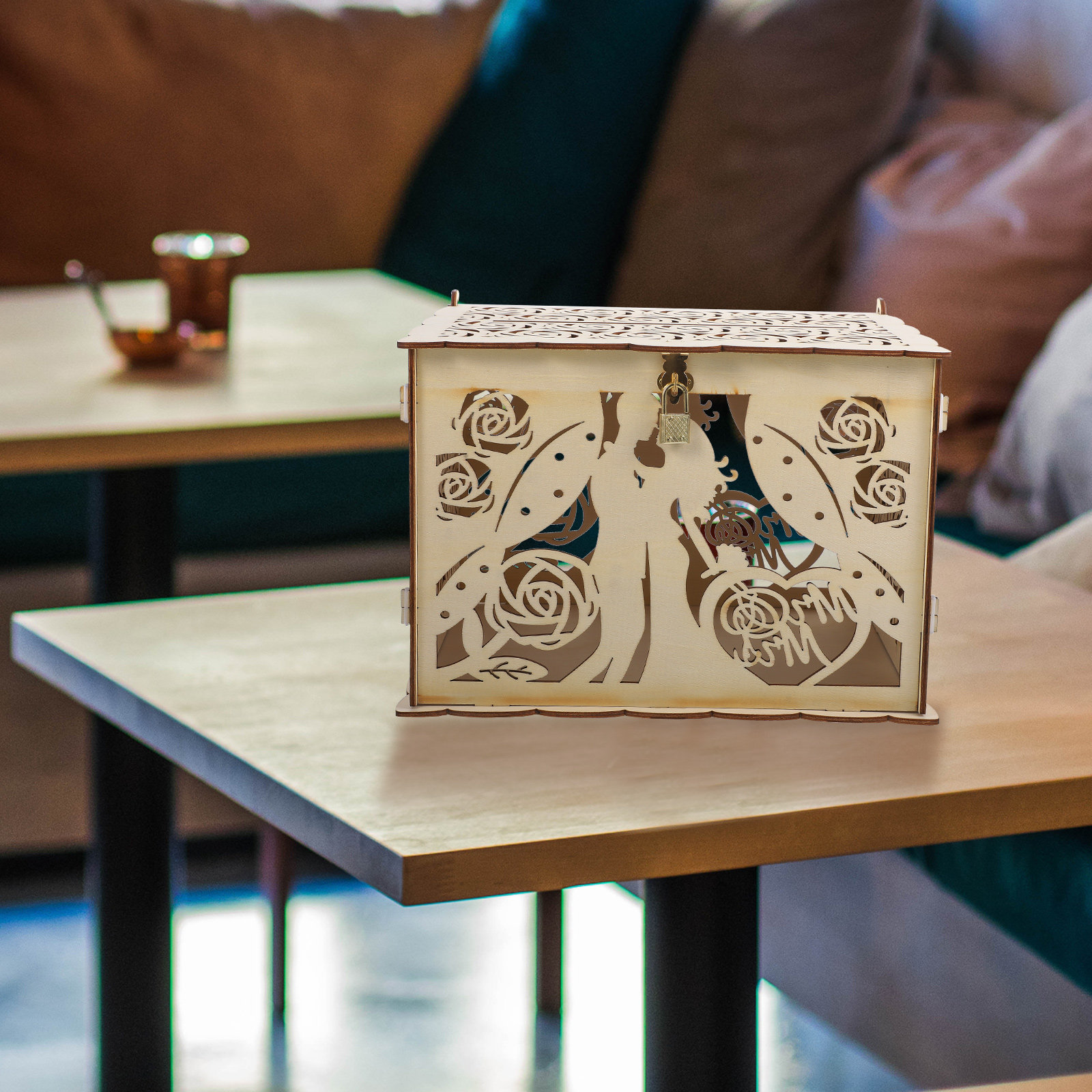 Rustik Ahşap Düğün Kart Kutusu - Wedding Card Box incelemesi ve fiyatı