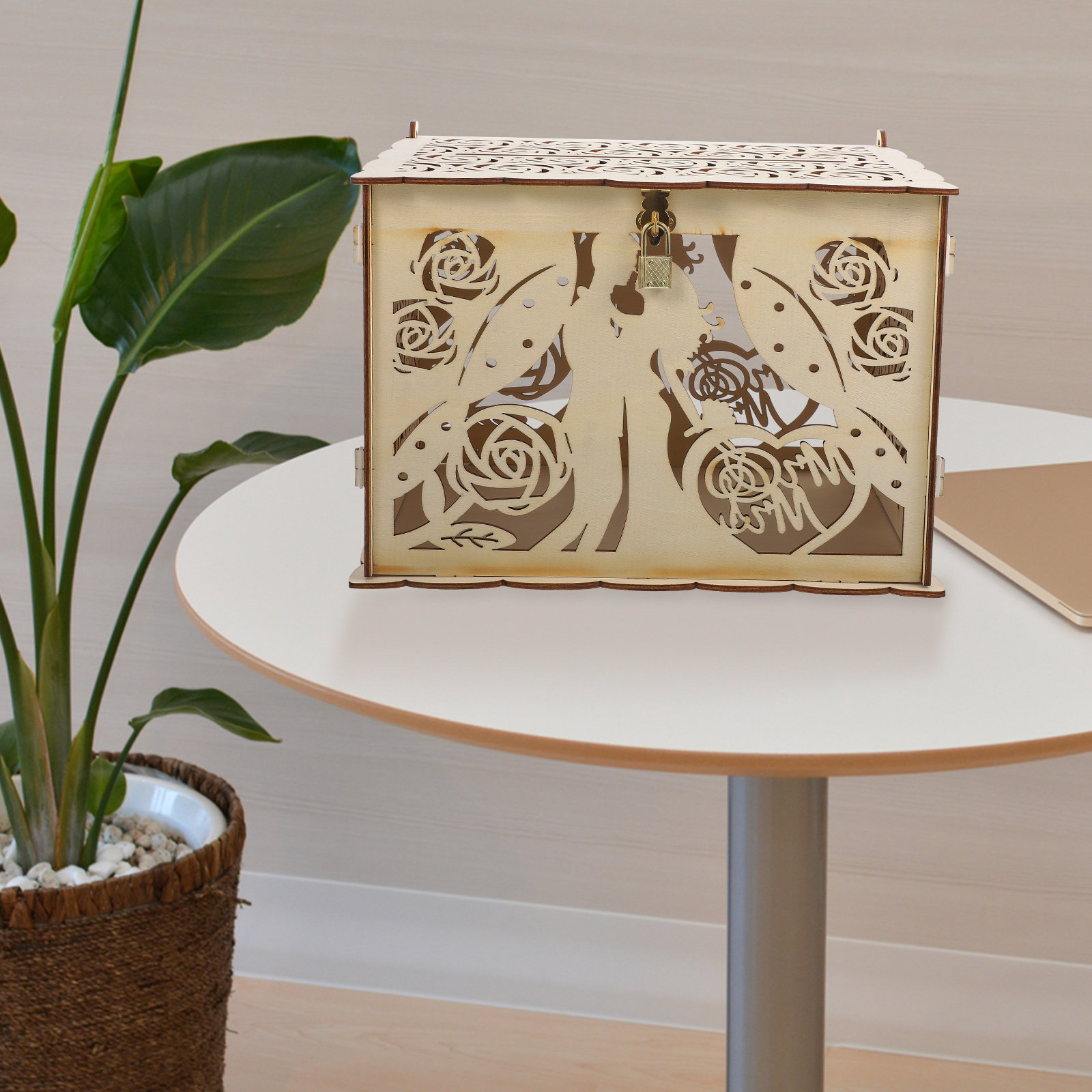 Rustik Ahşap Düğün Kart Kutusu - Wedding Card Box incelemesi ve fiyatı