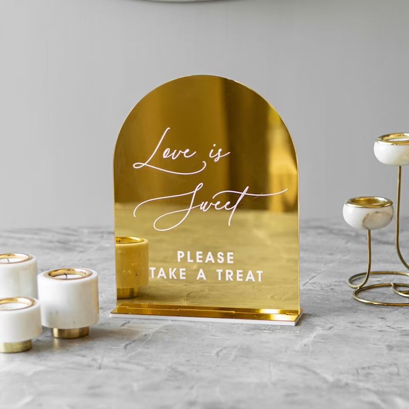 4 düğün işareti, sevgi dolu ha - Table Number Gold incelemesi ve fiyatı