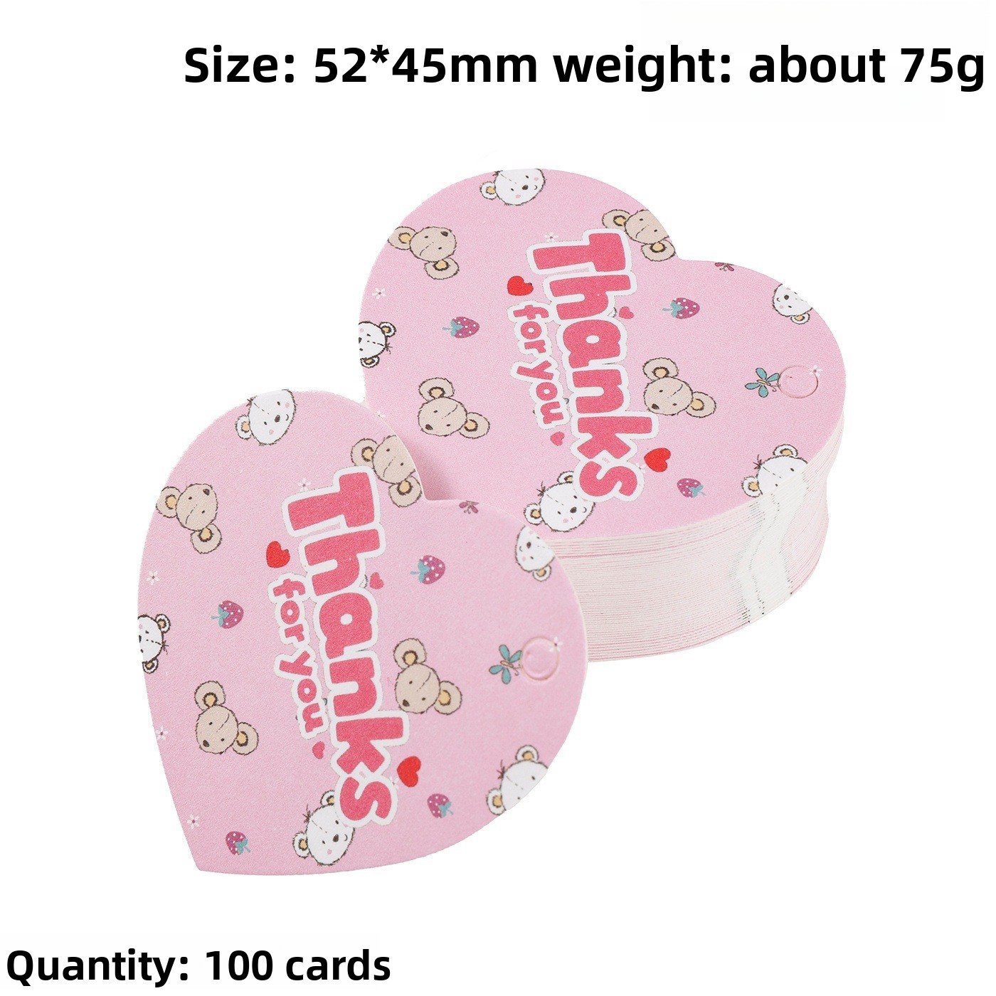 100 adet Teşekkür Hediye Etike - Wedding Supply Decor incelemesi ve fiyatı