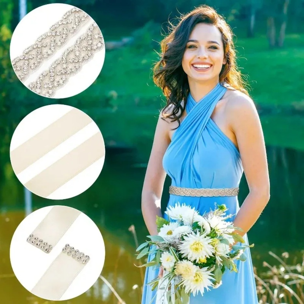 Kadınlar için Nedime Elbisesi  - Bridal Sash Ribbon incelemesi ve fiyatı