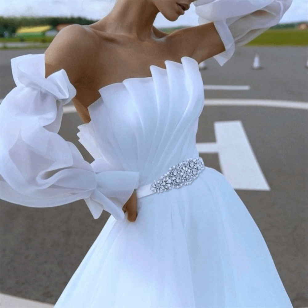 Moda Kurdele Gelin Kemeri Gümü - Bridal Sash Ribbon incelemesi ve fiyatı