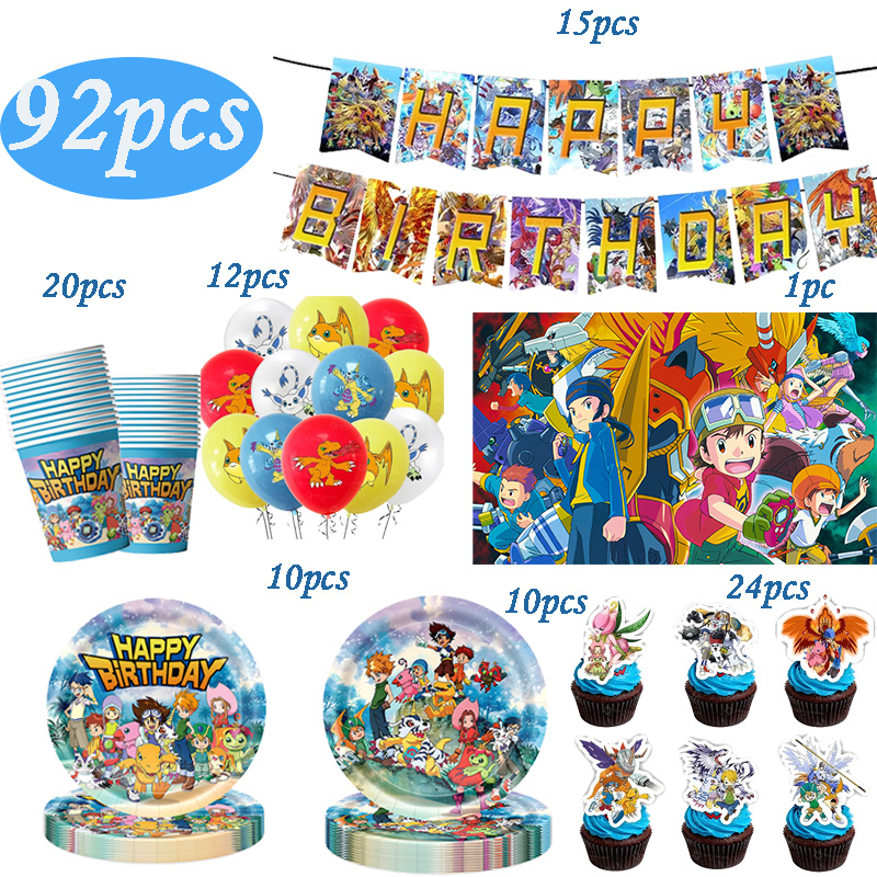 Digimon Temalı Doğum Günü Part - Wedding Day Supply Kit incelemesi ve fiyatı