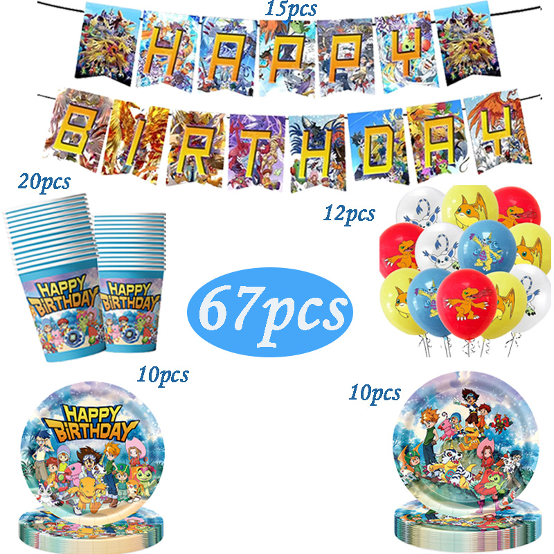 Digimon Temalı Doğum Günü Part - Wedding Day Supply Kit incelemesi ve fiyatı