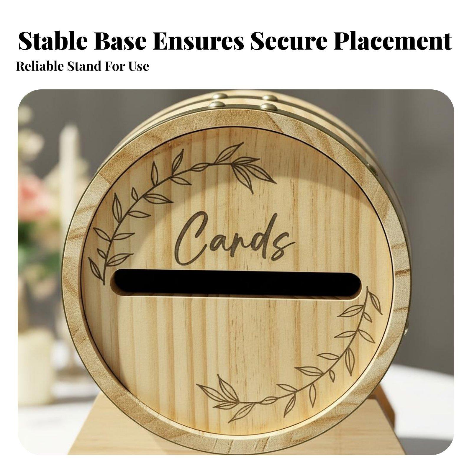 Rustik Masif Ahşap Kart Kutusu - Wedding Card Box incelemesi ve fiyatı