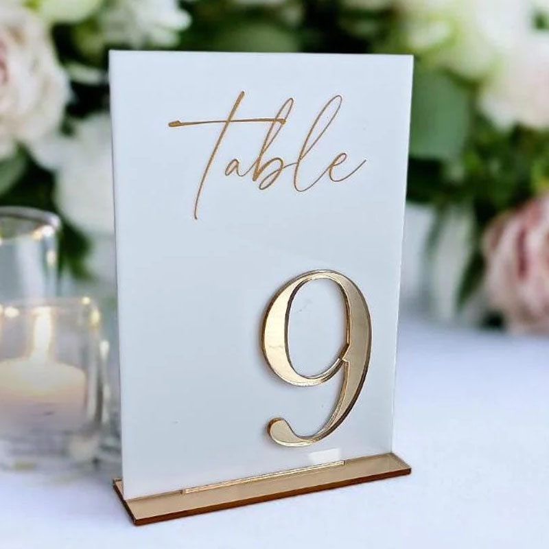 Düğün Töreni ve Resepsiyonu iç - Table Number Gold incelemesi ve fiyatı