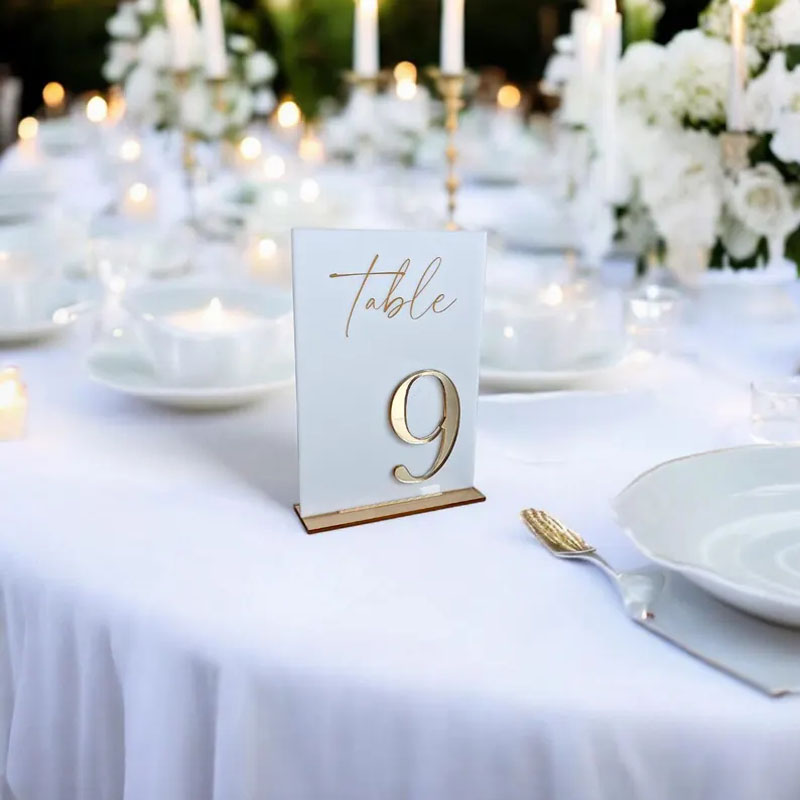 Düğün Töreni ve Resepsiyonu iç - Table Number Gold incelemesi ve fiyatı